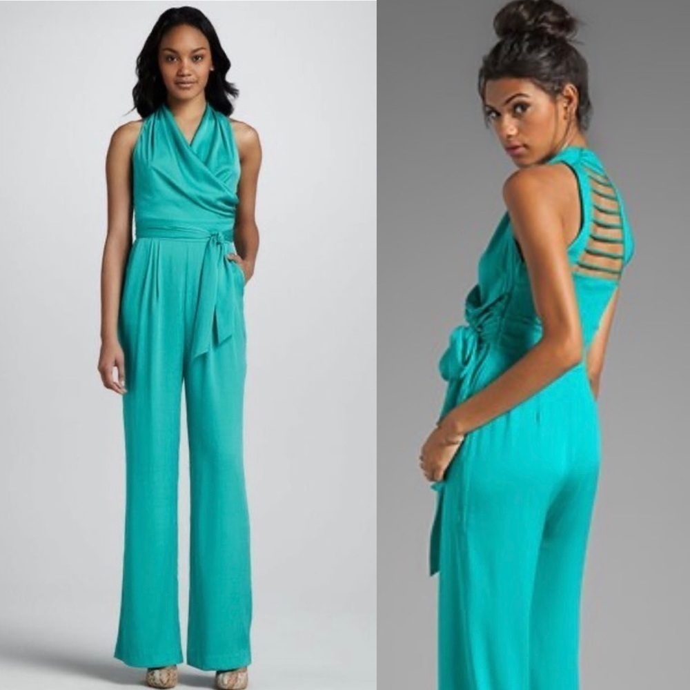 Catherine Malandrino silk blend jumpsuit